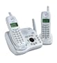 V-Tech VTT2450 2.4 GHz Cordless Telephone with Caller ID and Digital Answering Device in White (2 Handset Bundle)