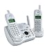 V-Tech VTT2450 2.4 GHz Cordless Telephone with Caller ID and Digital Answering Device in White (2 Handset Bundle)