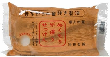 昔ながらの釜炊き製法 ぬくもりが違うせっけん 80g