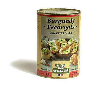 Escal Canned Burgundy Escargot - Escargots de Bourgogne 3 Dozen by Burgundy Escargots