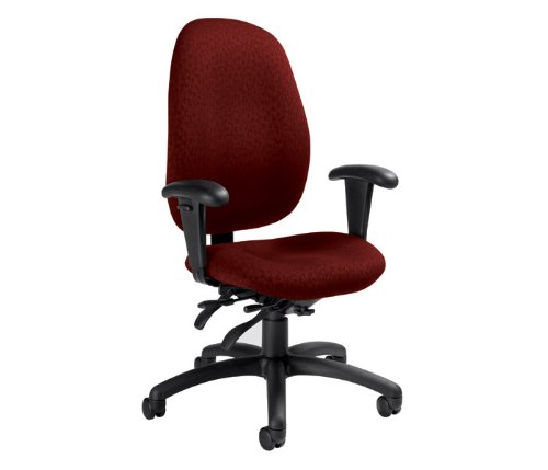 Malaga - High Back Multi - Tilter With Arms - Graphite