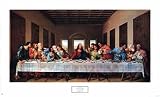 Last Supper Art Print Poster By Leonardo Da Vinci, 34  x 20.5 
