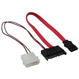 DELOCK Kabel SATA Micro 16pin Stecker >7pin+ 5V