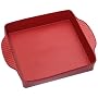 Roshco Silicon Square Cake Pan, Red