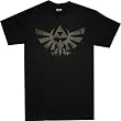 The Legend of Zelda: Twilight Princess Triforce Symbol Black T Shirt