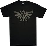 The Legend of Zelda: Twilight Princess Triforce Symbol Black T Shirt