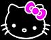 Hello Kitty Pink Bow Sticker (Decal) - 9