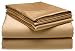 500-Thread-Count Wrinkle Free Queen Sheet Set, Gold