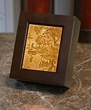 If I Were a Mermaid Lithophane Shadow Box Cherry Finish Wood