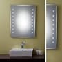 Miroir LED, 70x50 cm, ac691f, miroir mural salle de bain&miroir luminaire