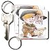 Londons Times Funny Panel Hollywood Cartoons - Sean Connery Colvin - Key Chains