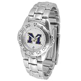 Michigan Wolverines NCAA Sport Ladies Watch (Metal Band)