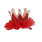 【ノーブランド品】子供　キッズ　王冠　ヘアクリップ　ヘアアクセサリー　髪飾り 髪留め　Ｄ
