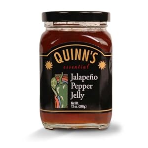 Jalapeno Pepper Jelly - Jalapeno with Red and Green Bell Peppers - 12 ounce by Seattle Gourmet Foods