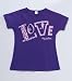 My Twinn Girl's Purple Love T-Shirt