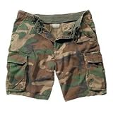 Vintage Camo Paratrooper Cargo Shorts SML