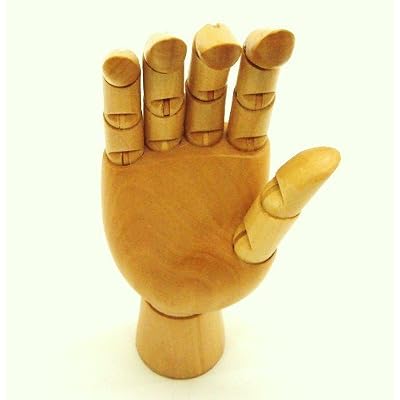 8 inch Artists/Shop Wooden Manikin Mannequin Hand (Child)