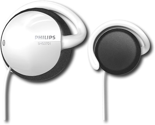 Philips SHS3701/27 Earclip Headphones with Interchangeable Color Caps