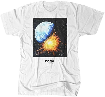 OMNI Reboot Men's Explosions in the Sky T-Shirt (Extra Large, White)