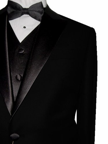 Mantoni 1 Button PEAK Lapel Men's Tuxedo Suit 