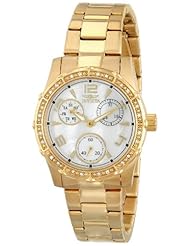Invicta Womens 16121 "Angel" Analog Quartz Gold Dress Watch