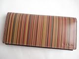 「ポールスミス(paul smith) 長財布 （かぶせ）ヴィンテージマルチ ブラウン （メンズ）」の画像