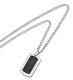 Titanium Carbon Fiber Necklace - 24 inches