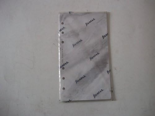 Filofax REf 132425 Personal Organiser Marbelised Gris Paper