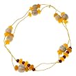 Tara's Choice Ceramic and Resin Beaded Long Collar Necklace
