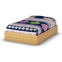 South Shore Popular Collection Full Mate's Bed, Natural Maple