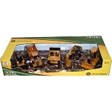 John Deere 5 Piece 1:64 Scale Plastic and Die Cast Construction Vehicle Set - Small... by John Deere