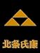 戦国武将蒔絵シール「北条氏康」