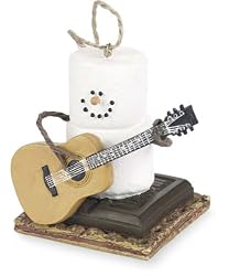 S'mores with Guitar Christmas Ornament