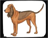 Mouse Pad with hound, standing, pet, dog, brown