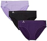 Balanced Tech Women's Seamless Bikini 3 Pack - Blackberry/Tulip Assorted - Large