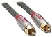 Rocketfish - Subwoofer cable - RCA (M) - RCA (M) - 25 ft - double shielded