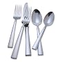 Reed & Barton Perspective Stainless Steel 65-Piece Flatware Set with Wooden Caddy, Service for 12