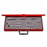 URREA P/N 5200AC - 19 PC 3/8 Dr Socket Set