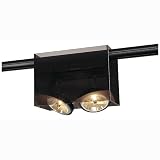 Strahler ACRYLBOX II QRB111 für 3 Phasen Schiene schwarz transluzent