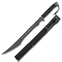 27" Full Tang Black Blade Fantasy Ninja Sword w/ Sheath