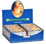 Nag Champa Orange Soap - Box of 12 Regular 75 Gram (2.5 Ounce) Bars - Satya Sai Baba