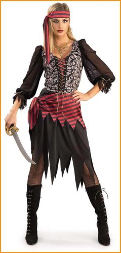 Childrens Toyshop  Toys : Bounty of The Seas. Pirate Costume for Adult One size fit. Accessories not included.