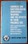Chemical and bacteriological (biological) weapons and the effects of their possible use (A Ballantine Walden edition)