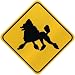 poodle22 - ONLY POODLE CROSSING SIGN DOG
