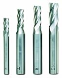 Proxxon 24620 6, 7, 8 and 10mm Milling Cutter Set, 4-Piece