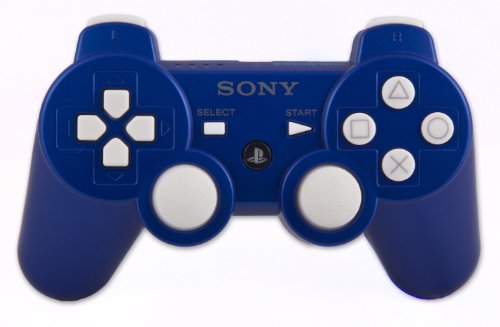 PS3 PLAYSTATION 3 Blue/White Modded Controller (Rapid Fire) COD Black Ops 2- QUICKSCOPE, JITTER, DROP SHOT, AUTO AIM