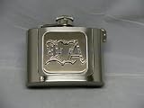 Old School La Old English Style Flask Belt Buckle