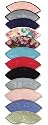 DreamSacks Silk Jacquard Eye Shade - Pomegranate Koi