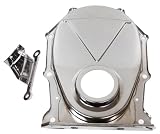 Chrysler/Mopar Big Block 383-440 Steel Timing Chain Cover w/ Timing Tab - Chrome