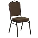 Hercules™ Crown Back Banquet Chair with Copper Vein Frame [FD-C01-COPPER- ....